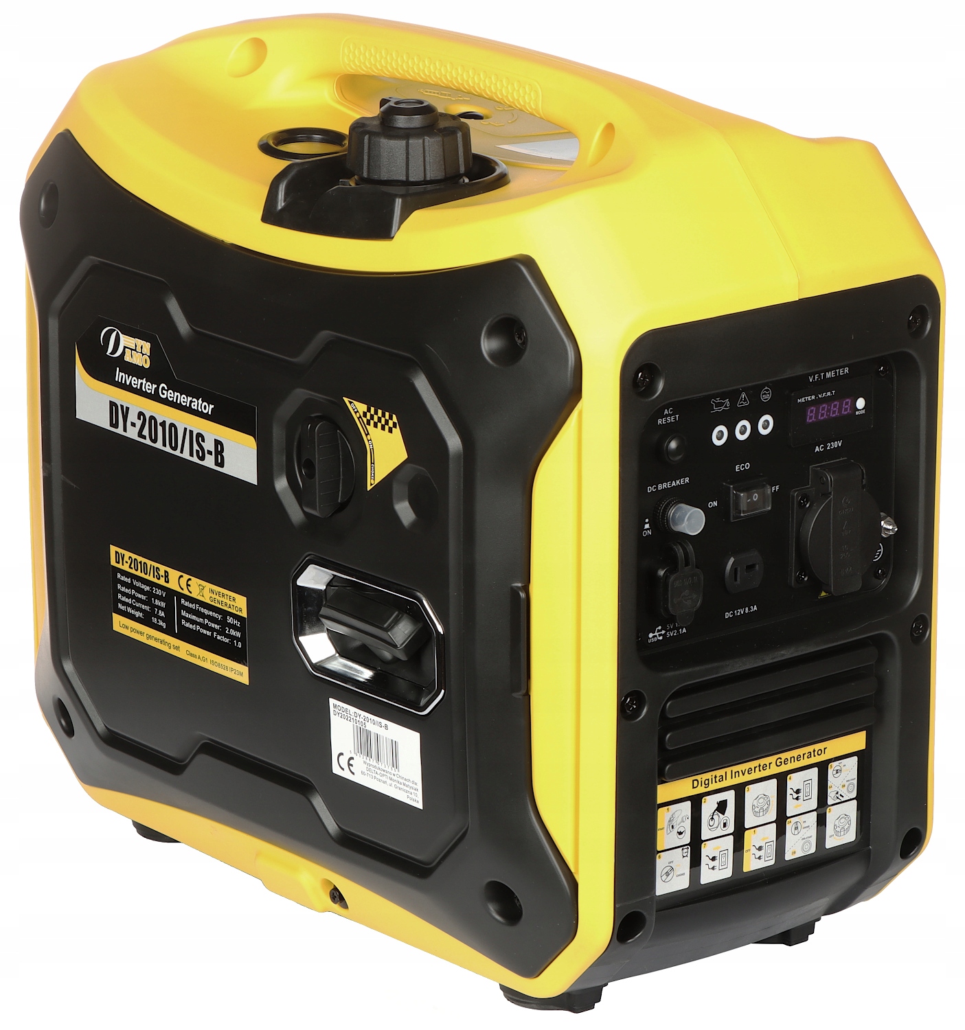 Inwerterowy Agregat Prądotwórczy DY-2010/IS-B 1800 W Dynamo
