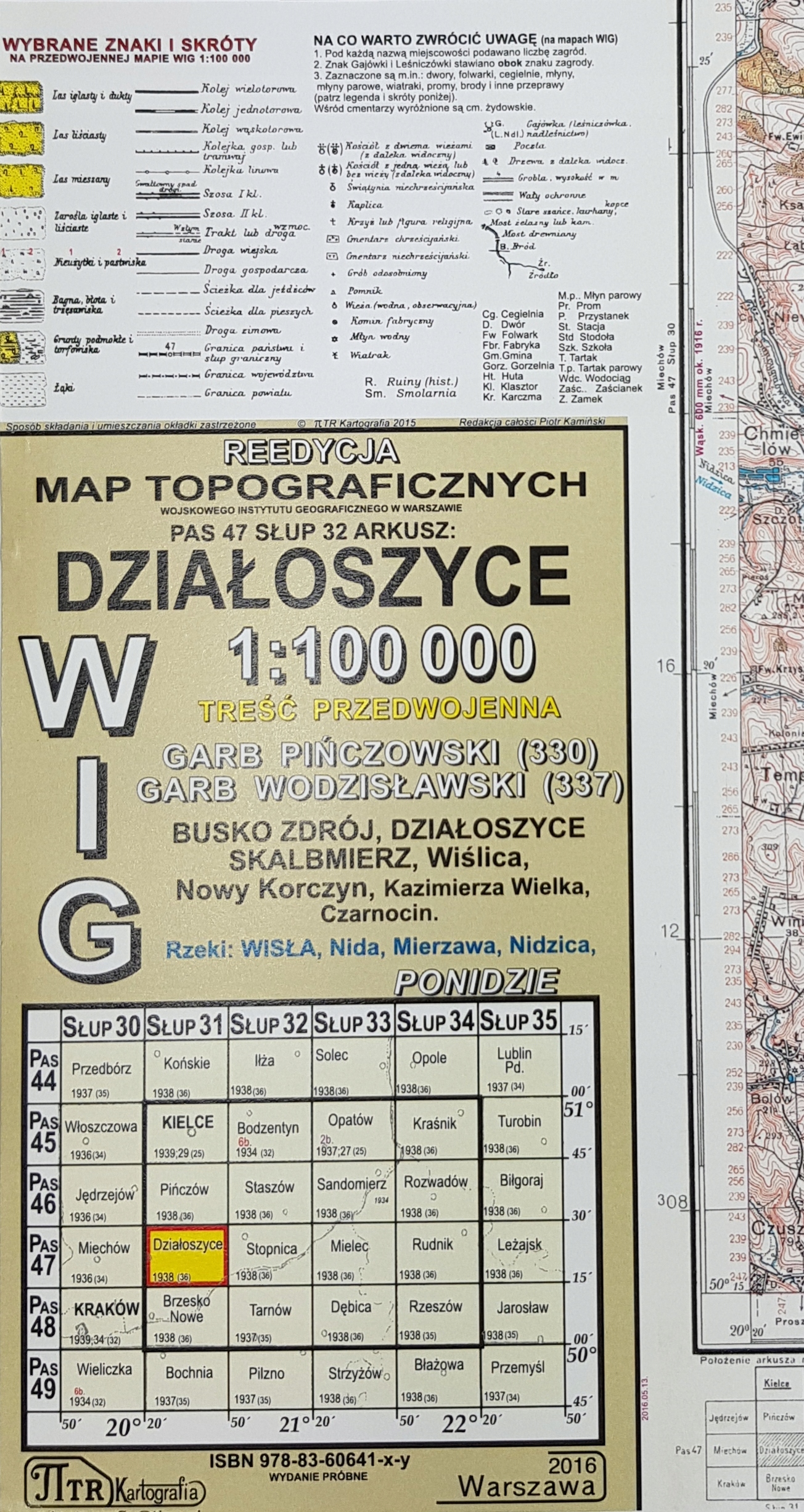 

Mapa Wig Działoszyce P47 S31 reedycja