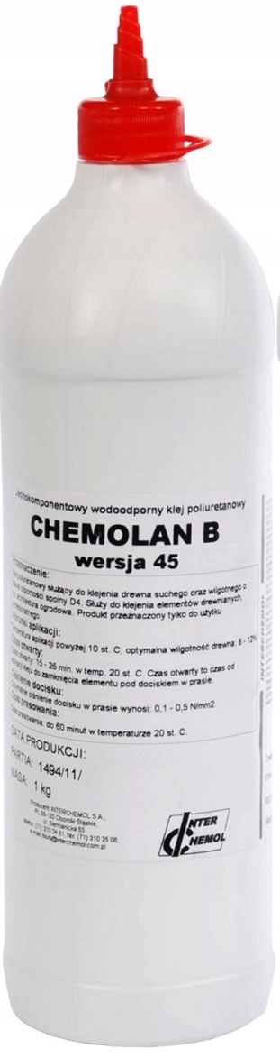 

Chemolan B45 Poliuretanowy Klej Do Drewna D4 1KG
