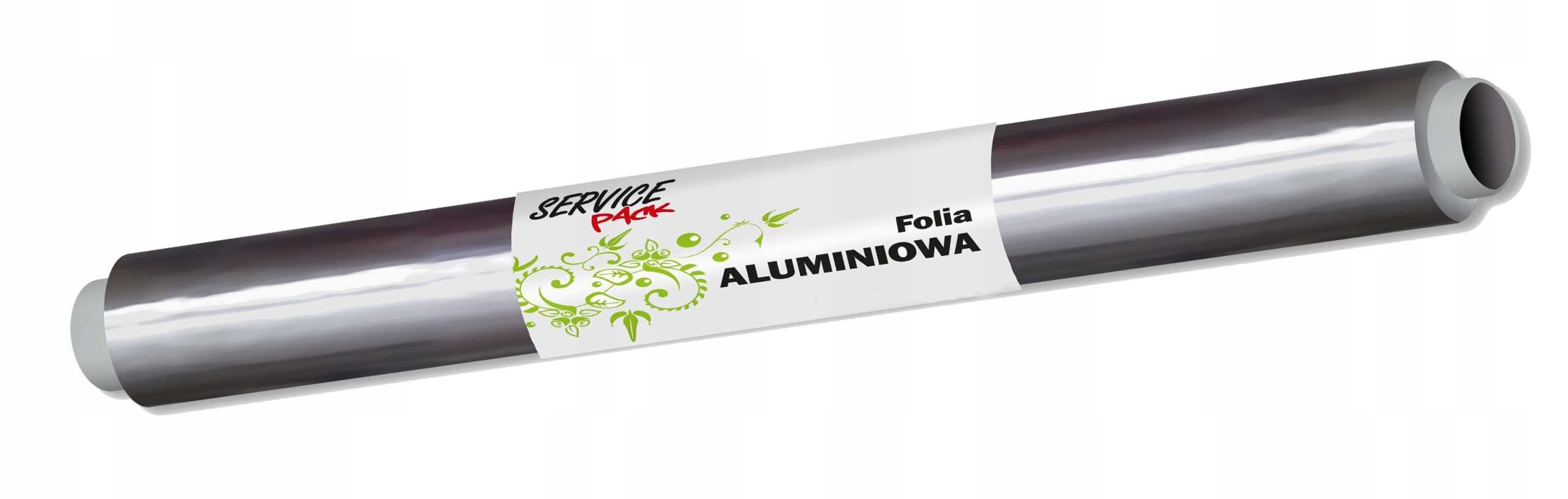 Folia aluminiowa szerokość 29cm 12µm 1,0kg Stan opakowania oryginalne