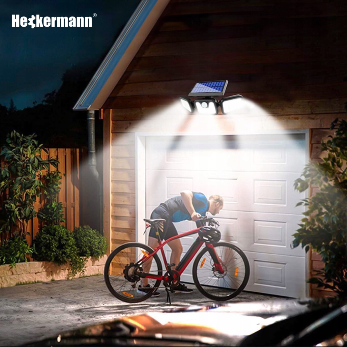 LAMPA SOLARNA OGRODOWA ULICZNA ZEWNĘTRZNA LED Z CZUJNIKIEM RUCHU ZMIERZCHU Moc lampy 150 W