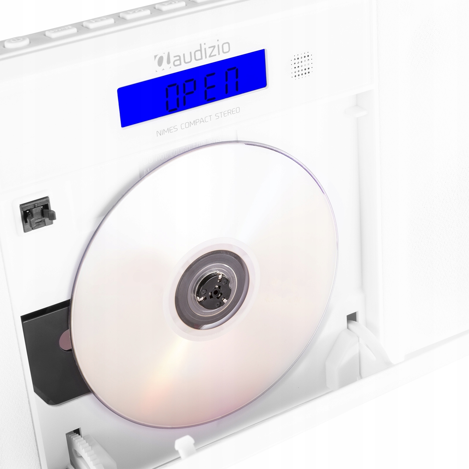 Miniwieża HIFI Nimes CD tuner FM BT USB biała Radio FM