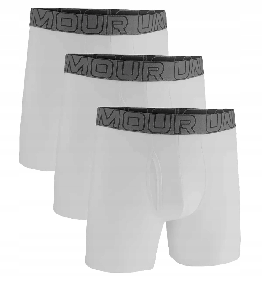 Bokserki męskie Under Armour Białe 3 Pak Performance r L
