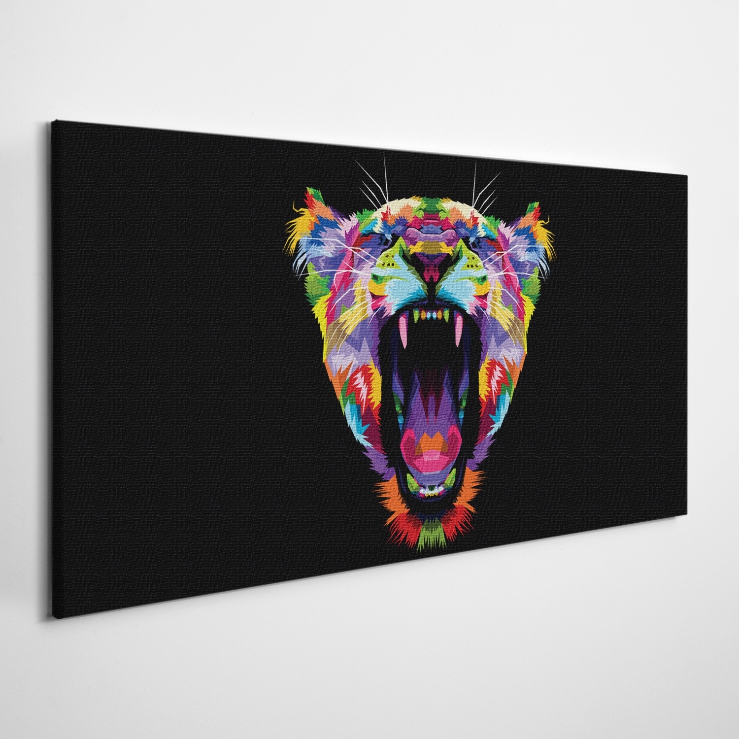 Obraz na plátně Divoká kočka barvy 120x60 cm