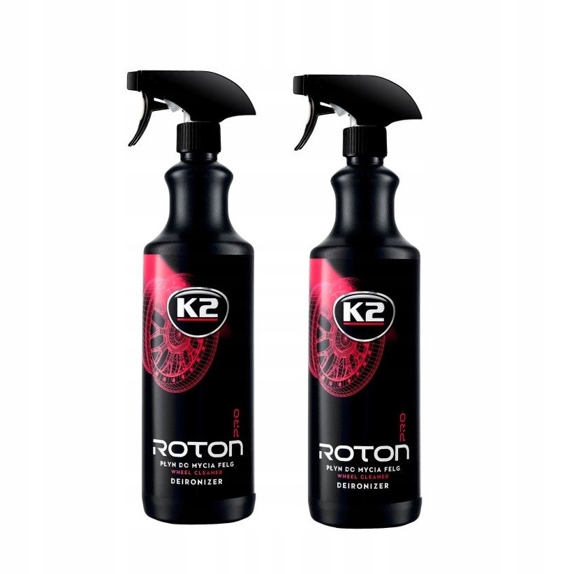 2x K2 Roton Pro 1L krwawiący płyn do mycia felg żel