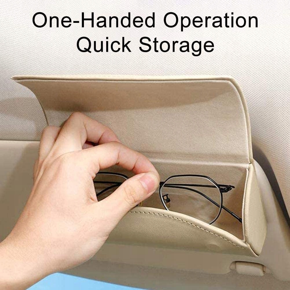 Szklany uchwyt na okulary do samochodu lub SUV Producent bez marki