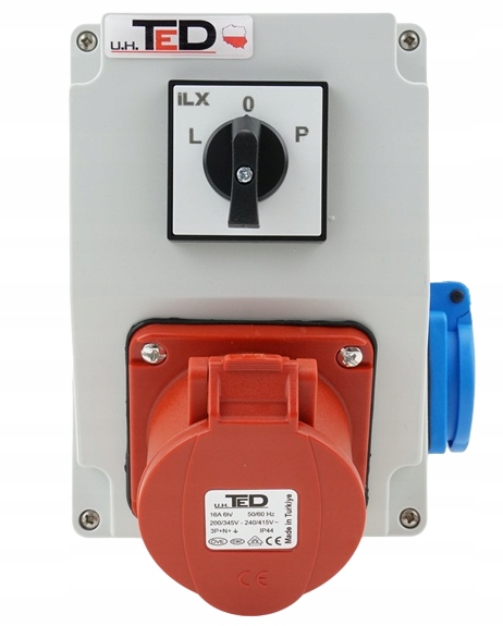 Stavební Rozvaděč Combopol 400V 16A/5P 250V Vypínač L-0-P