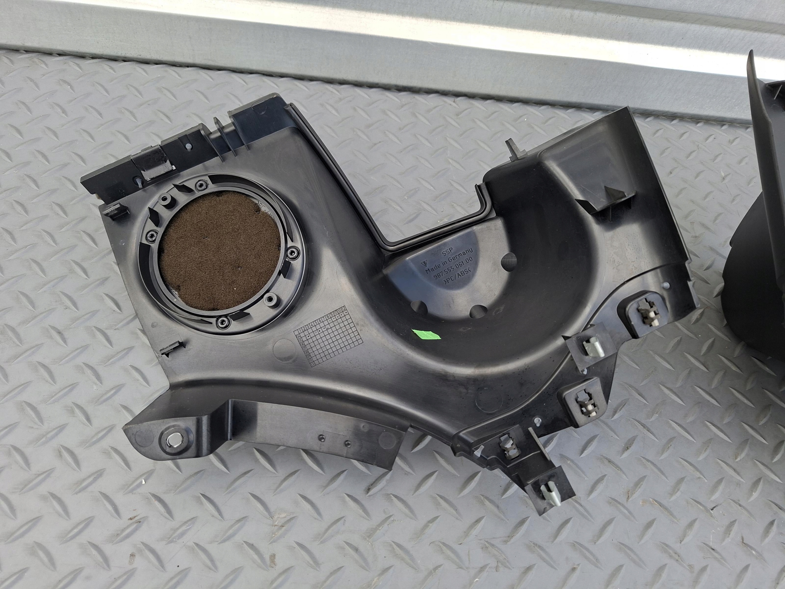 cover boot upholstery left 98755506100 PORSCHE CAYMAN S 987