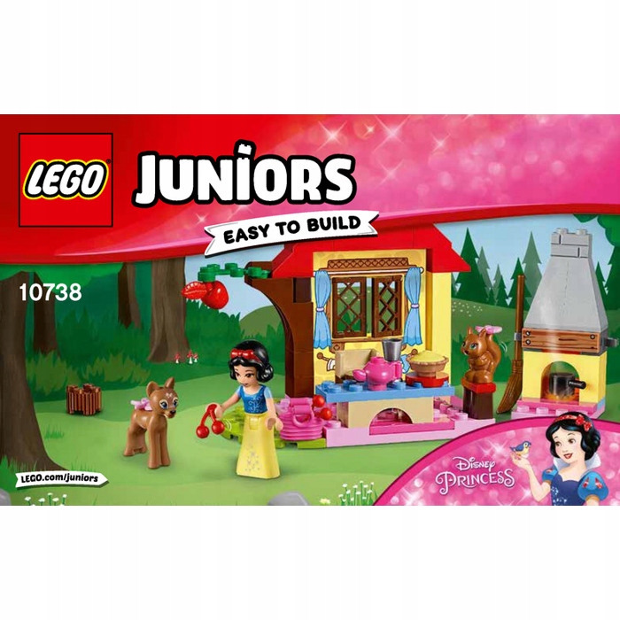 

Lego Instrukcja Snow White's Forest Cottage 10738