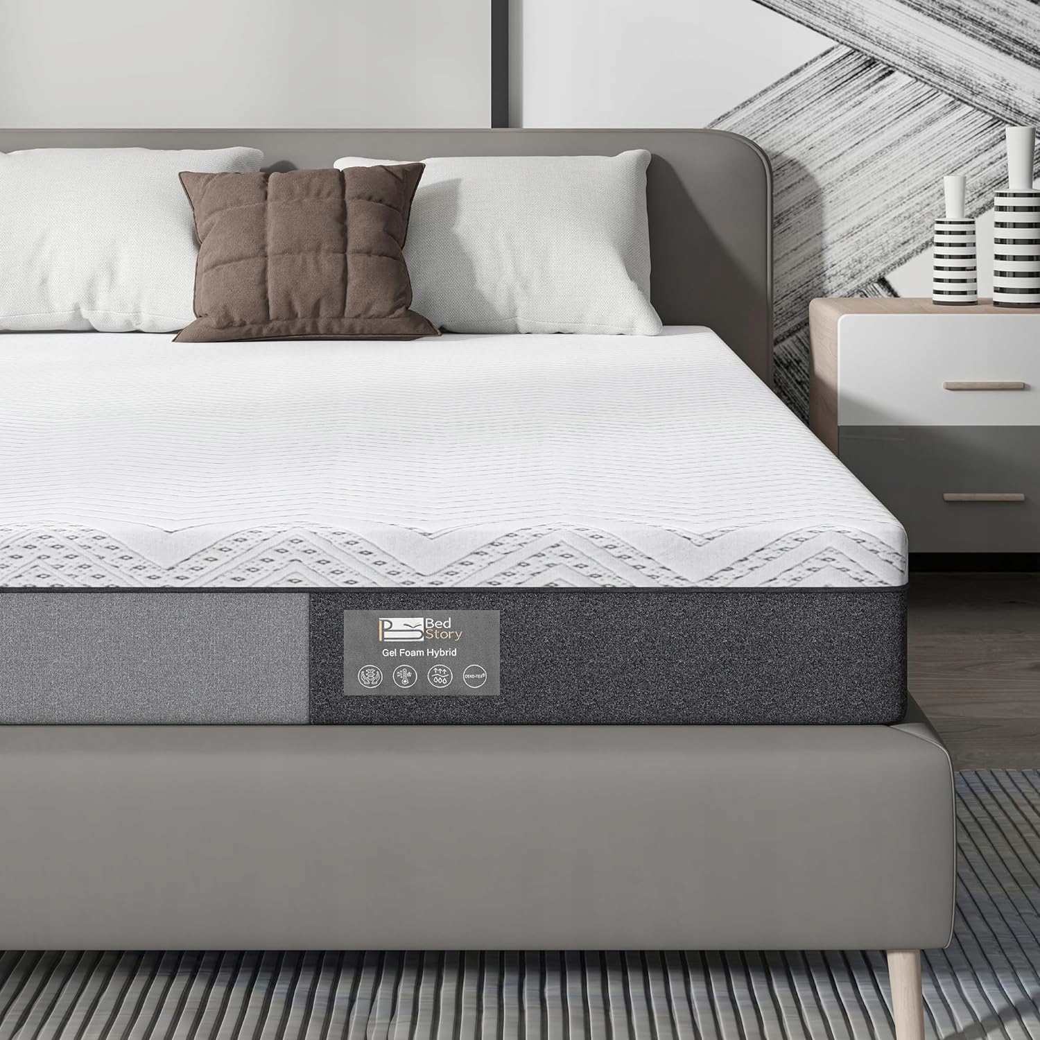 Materac Piankowy BedStory 90 X 200 X 18 cm