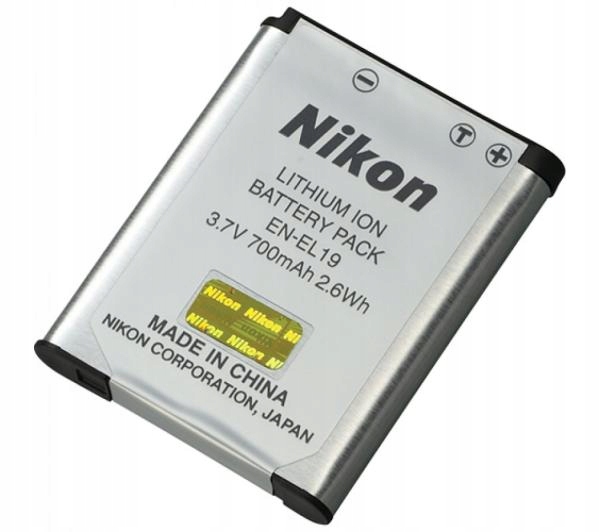 Oryginał Nikon EN-EL19 Nowy ENEL19 f-ra Vat