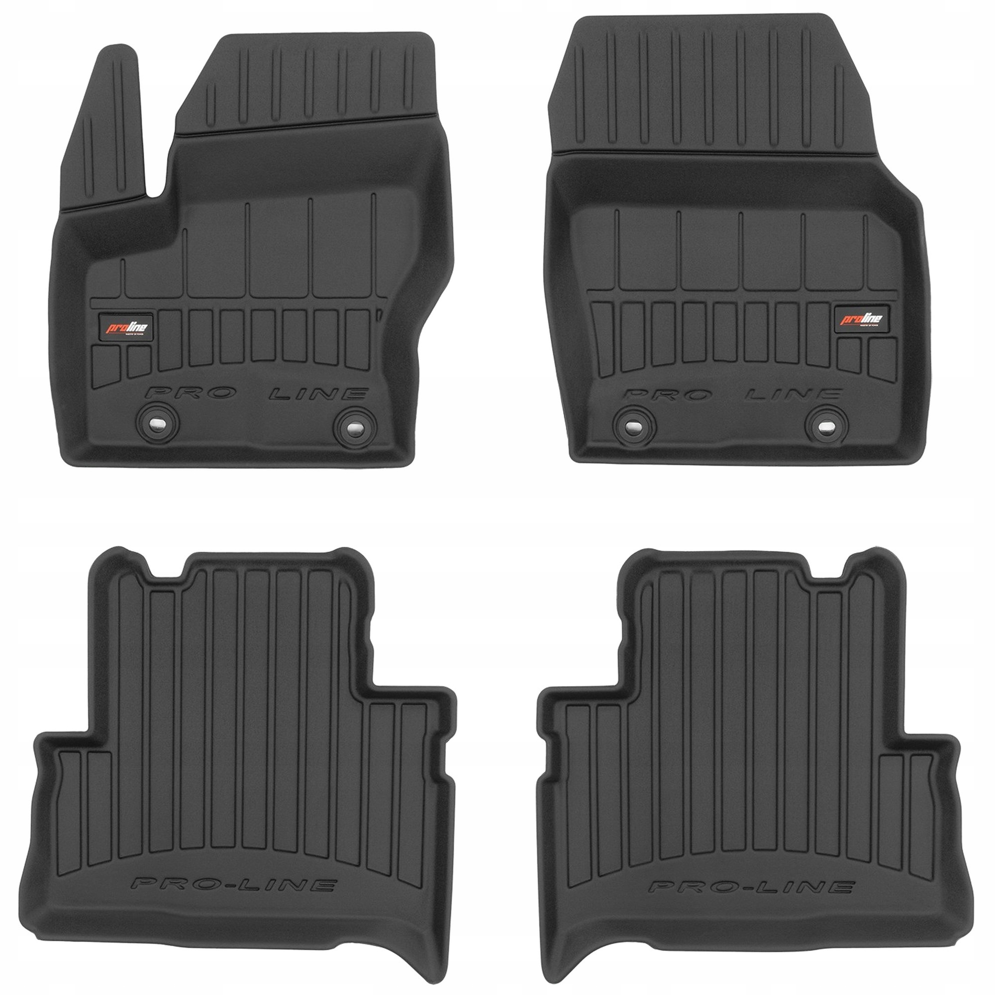 Koberce do auta Pro-Line Ford C-Max II 2010-2019, rozstup medzi výkonovými