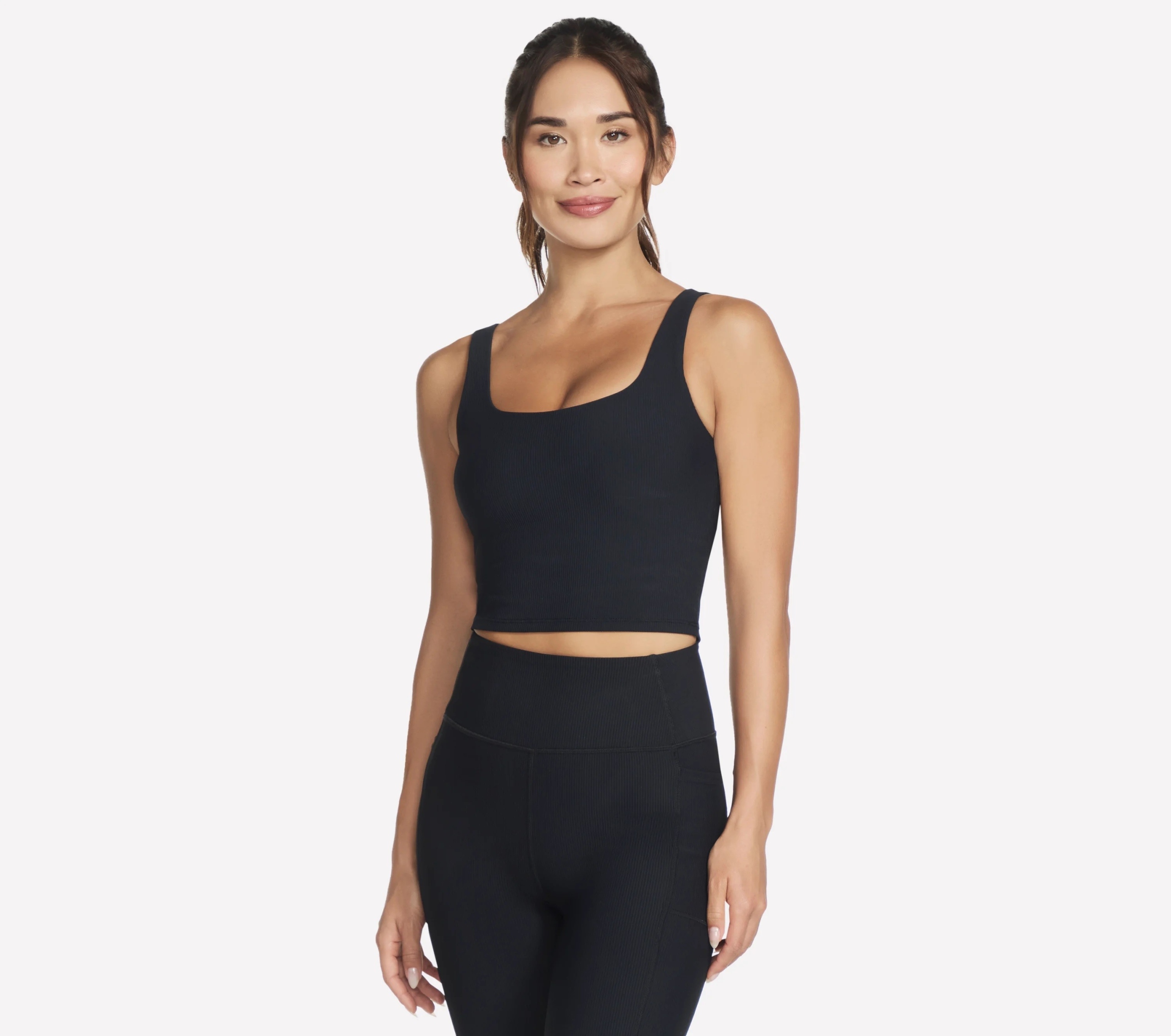 Podprsenka Skechers Go Flex Rib Longline Bra černá BR1 Blk