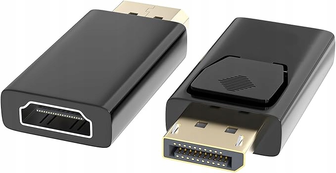Adapter DisplayPort do HDMI 1080p 2 szt DP HDMI Full HD