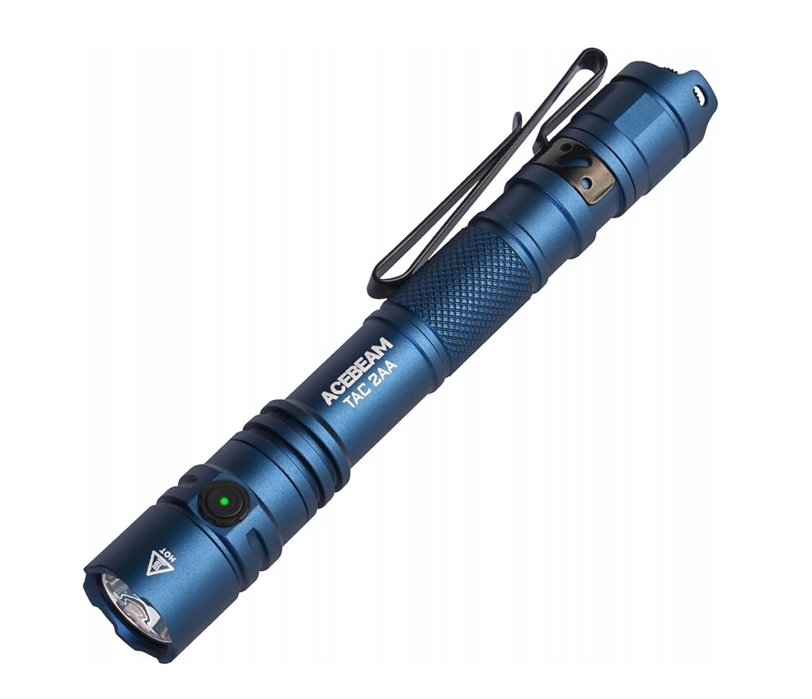 Acebeam Latarka Diodowa Taktyczna Niebieska Tac 2AA 1400lm 300m