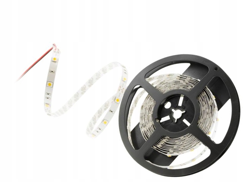 

Taśma Biała Led 3528 12V Z Rolki 2M Cały Kawałek