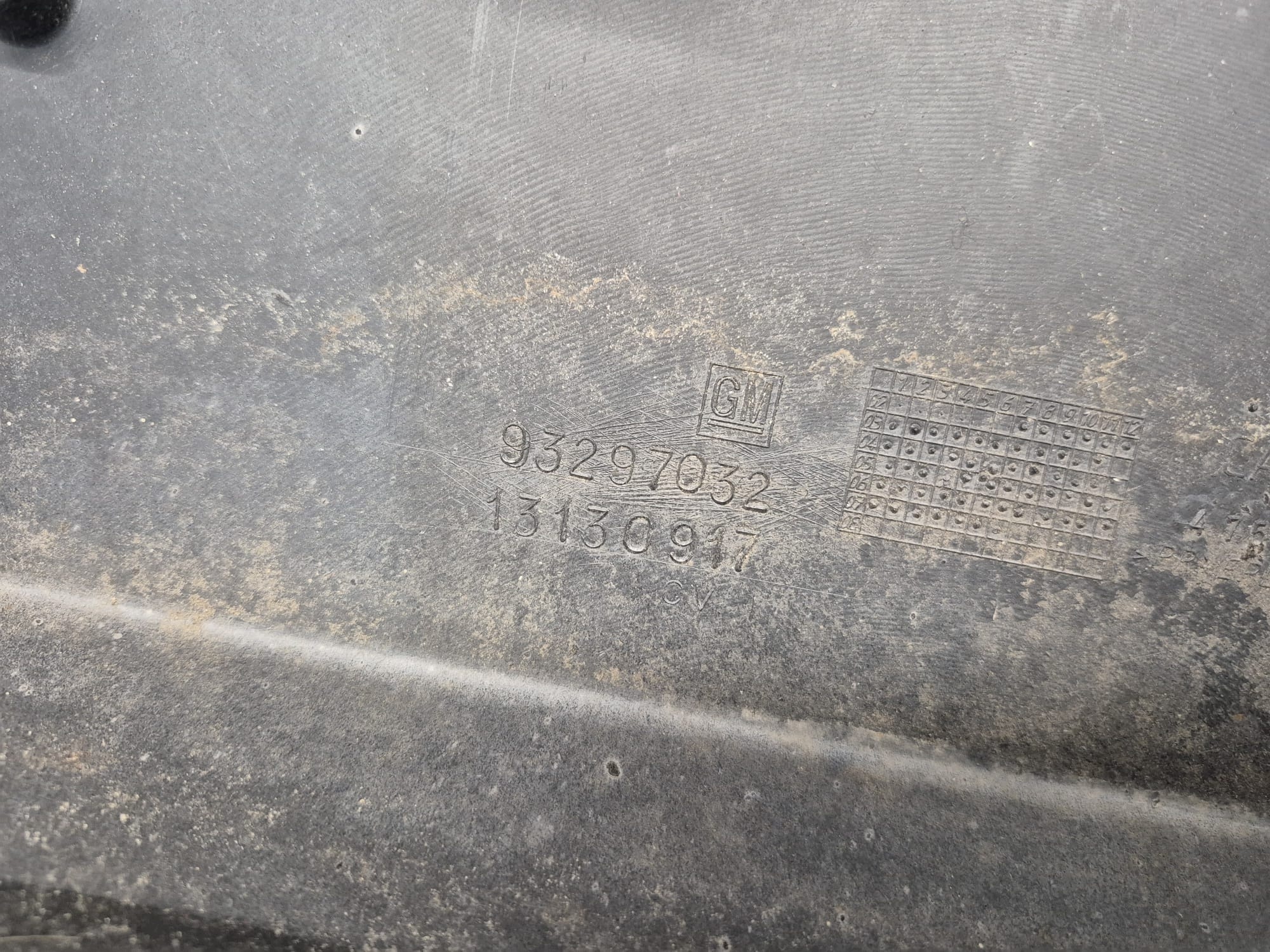 OPEL MERIVA A 03-10 bumper rear part rear