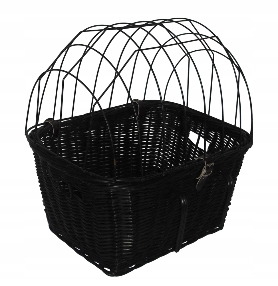 Transporter wiklinowy Kosz na rower Koszyk dla psa-kota do10kg