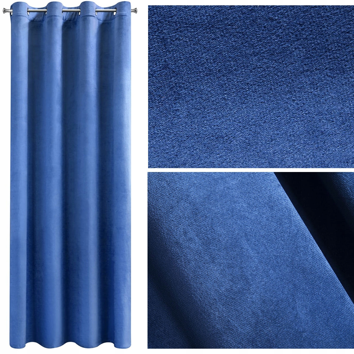 

Velvet Zasłony Taśma Przelotki -Designerska