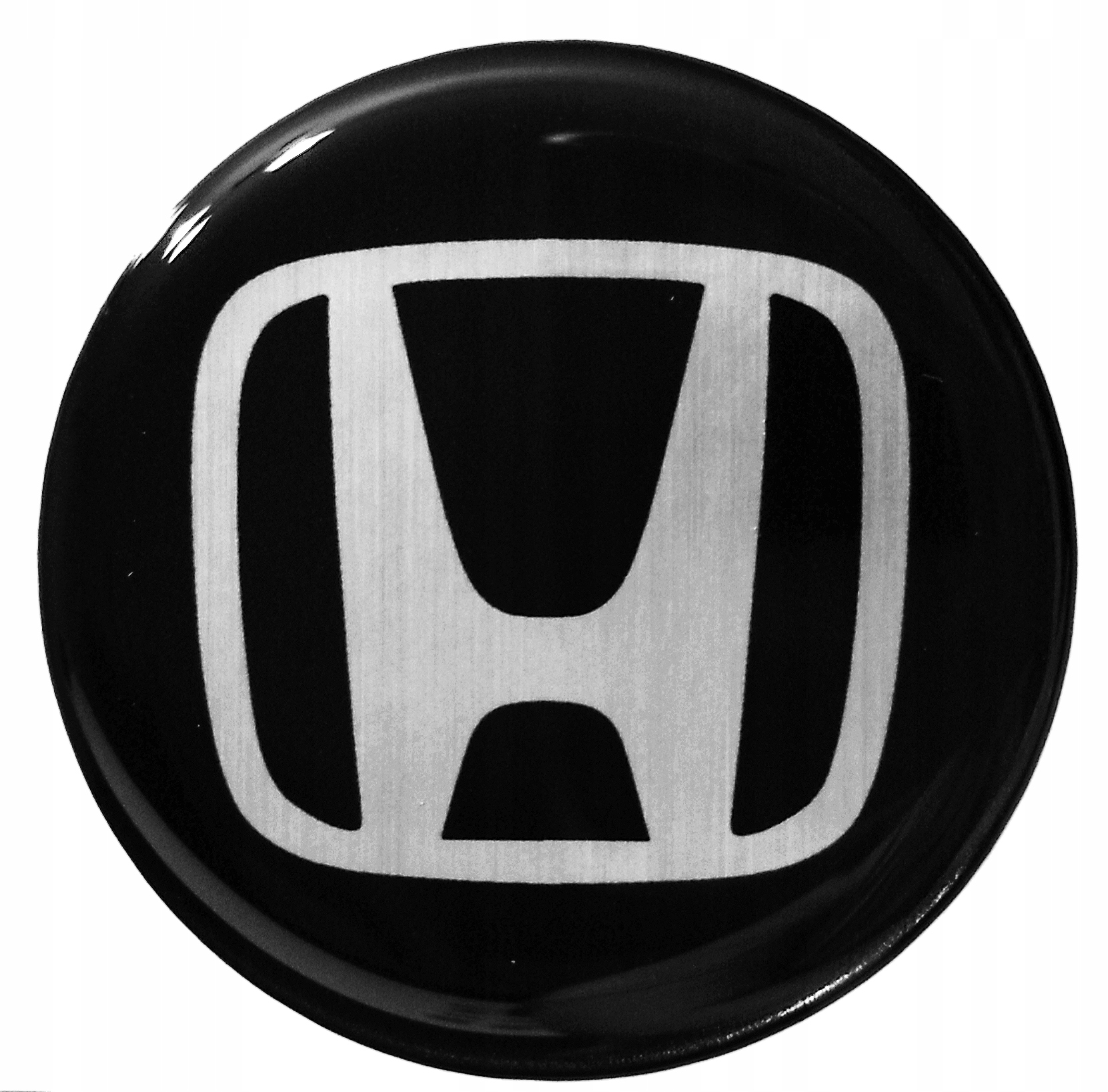 EMBLEMAT LOGO ZNACZEK SREBRNE-CHROM 3D Honda 90 mm