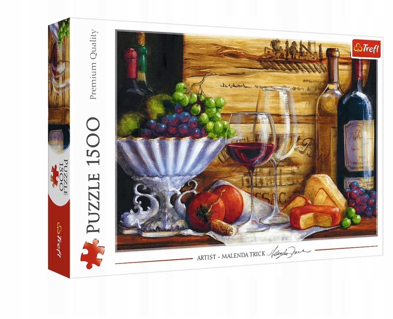 Puzzle 1500 elementów 'w winnicy' trefl
