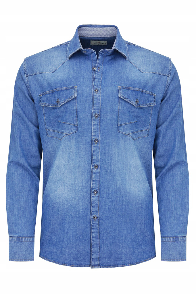 Každodenní džínová košile Casual, přetíratelná