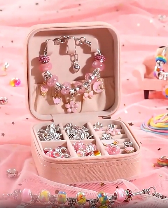 ZESTAW DO ROBIENIA BRANSOLETEK NASZYJNIKÓW PREZENT Płeć chłopcy dziewczynki unisex