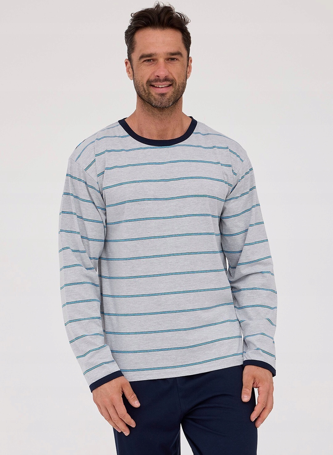 Pánské Pyžamo Various 138/53 Dr vel. 3XL-5XL XXXXL šedé