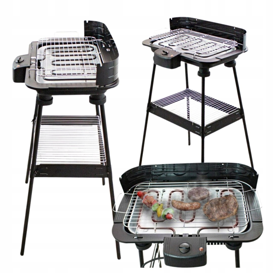 Elektrický bezkouřový gril 2000, velký prostor pro dům i balkon