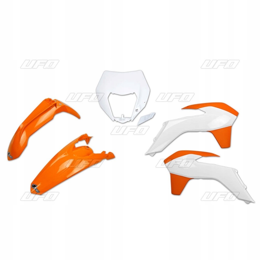 Ufo Sada Plastov Ktm Exc/excf '14-'16 S Krytom Lampy Farba Oem '15 (po