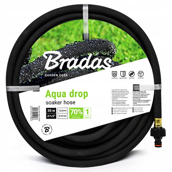 BRADAS WĄŻ AQUA-DROP 1/2"-15M DO NAWADNIANIA