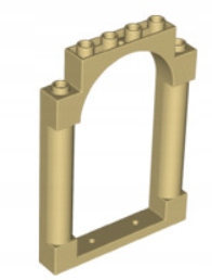 

Lego 40066 Rama Drzwi Wejście piaskowa Nowa (6g)