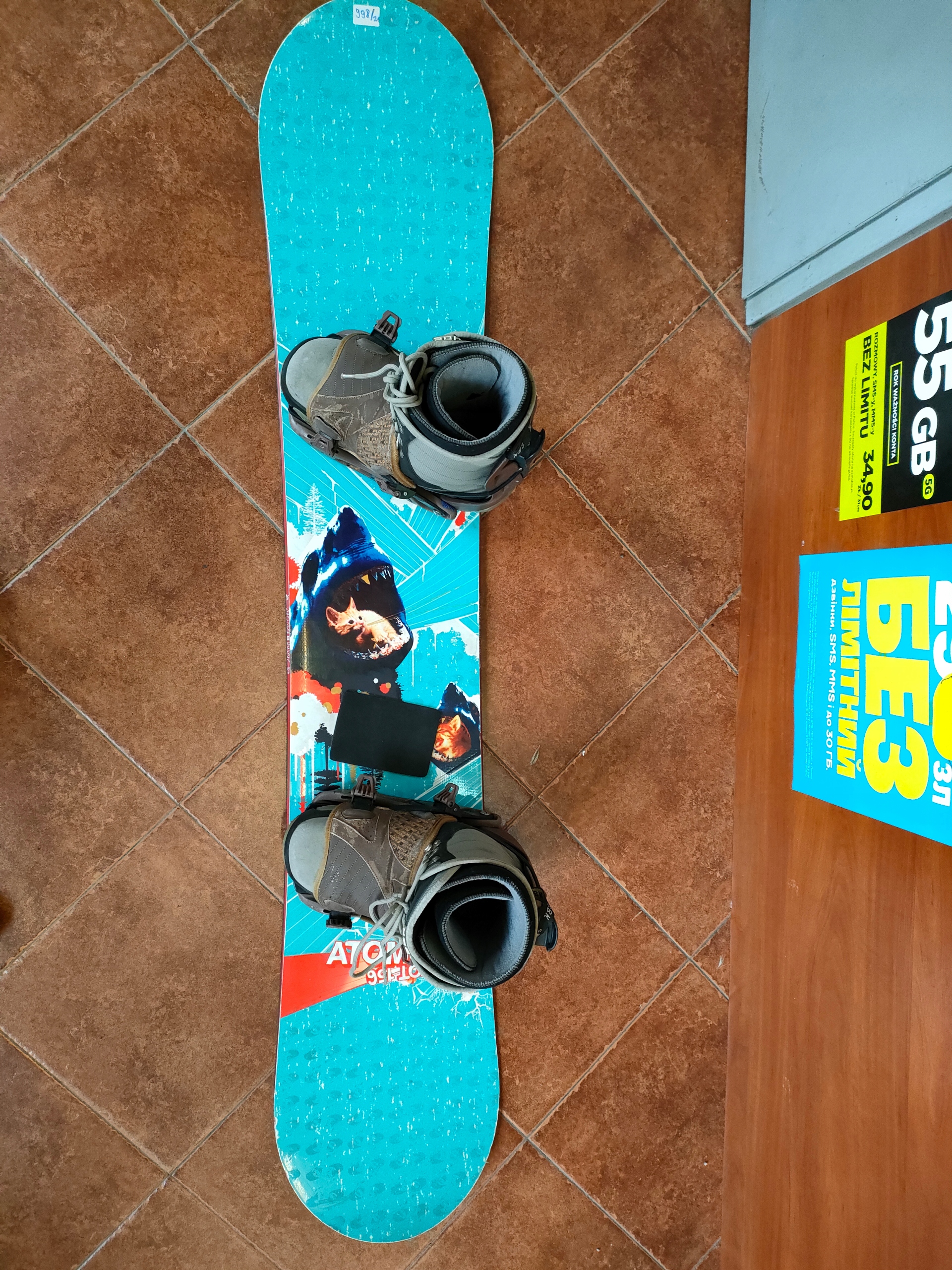 DESKA SNOWBOARD + buty