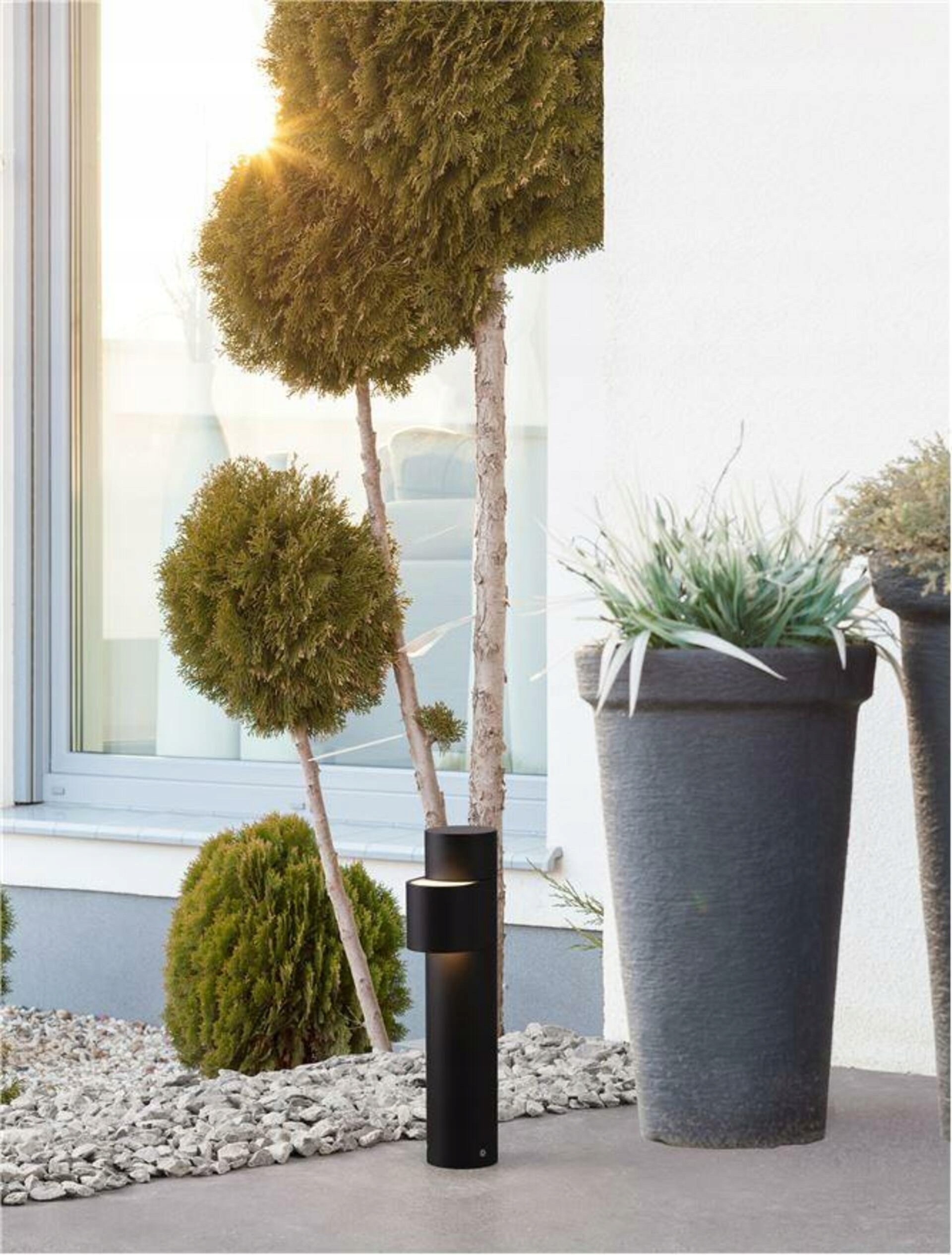 Nova Luce venkovní sloupkové svítidlo Aduro černý hliník a akryl Led 7.6W 3