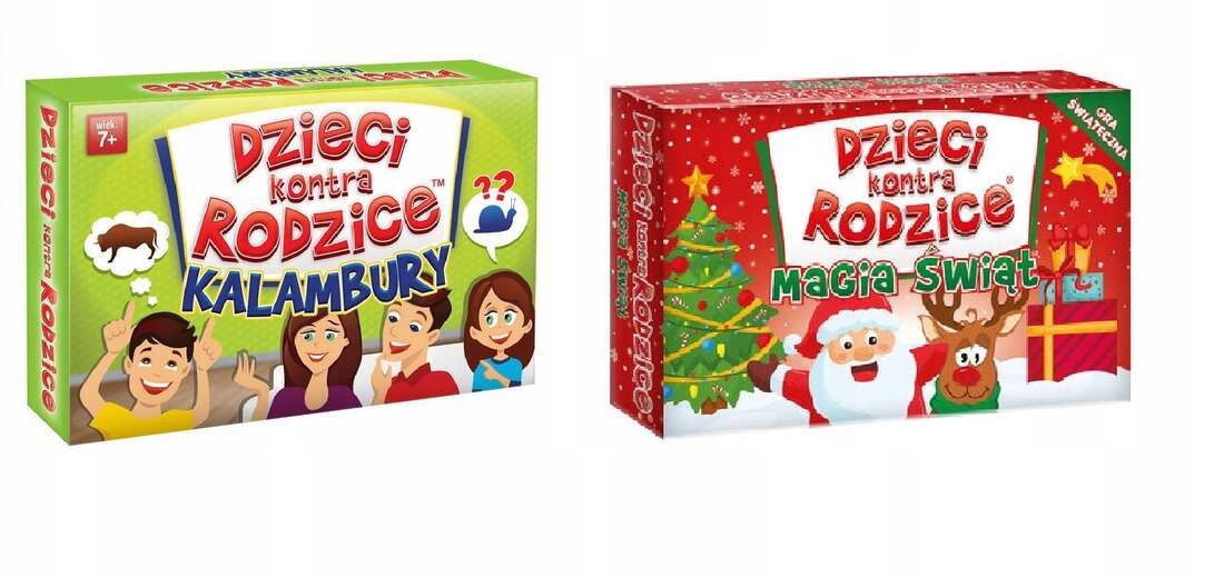 

Zestaw Dzieci Kontra Rodzice Magia Świąt Kalambury