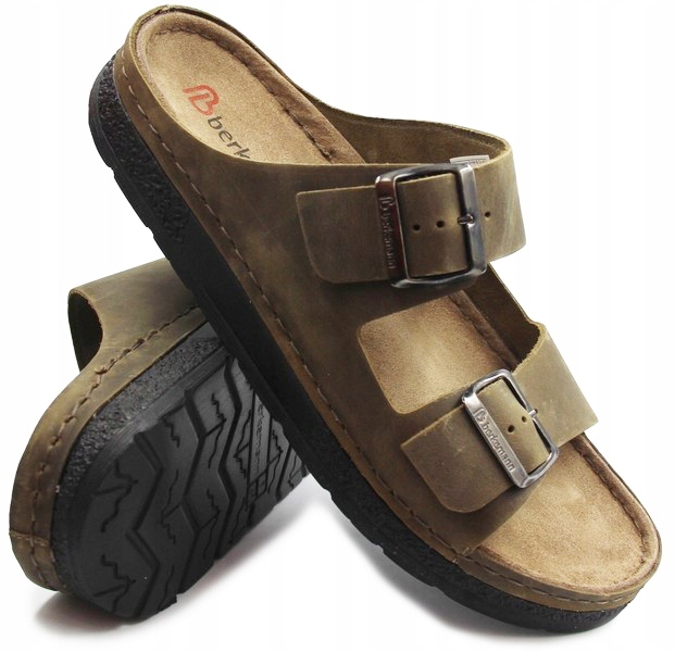 Komfortní kožená pánská obuv na léto Berkemann Adam 42