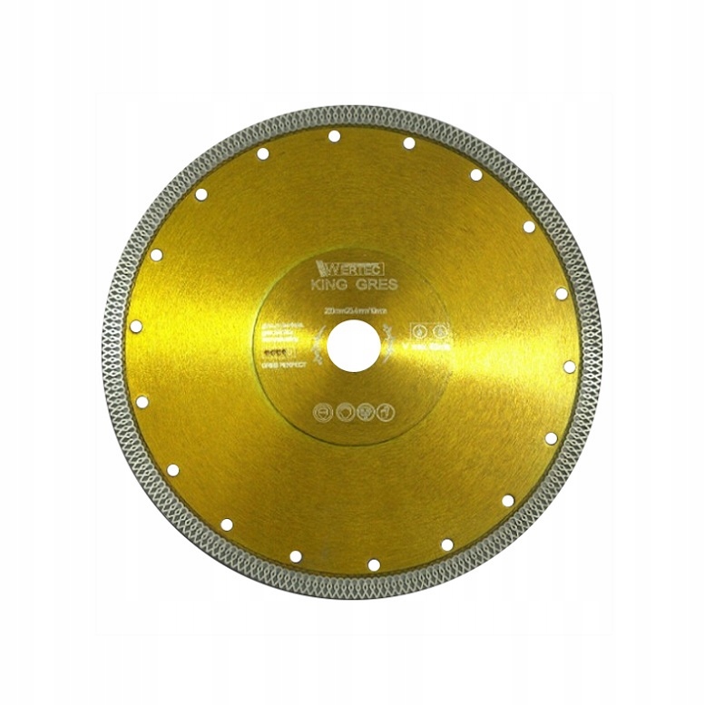 Wertec Tarcza diamentowa do gresu, ceramiki King Gres 250x25,4x10 mm