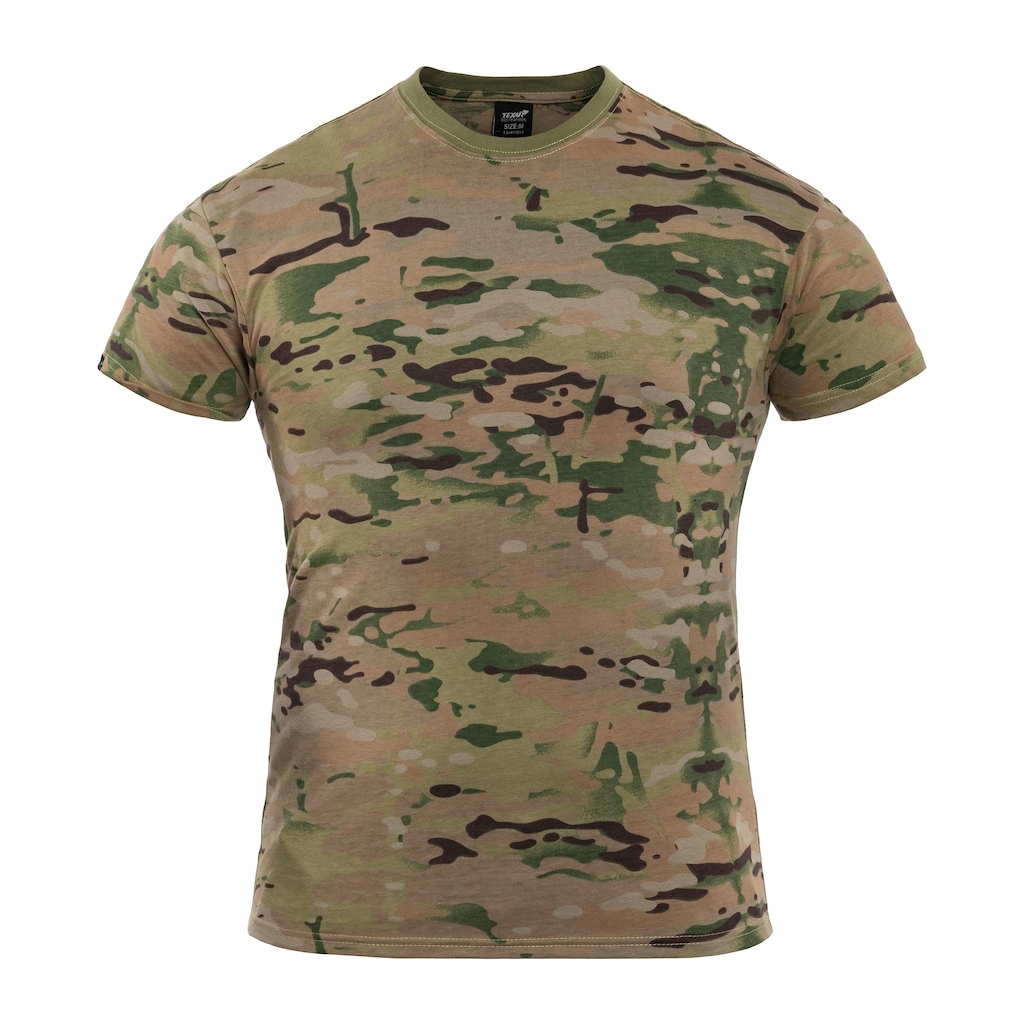 Texar Koszulka T-shirt Bawełna MC Camo L