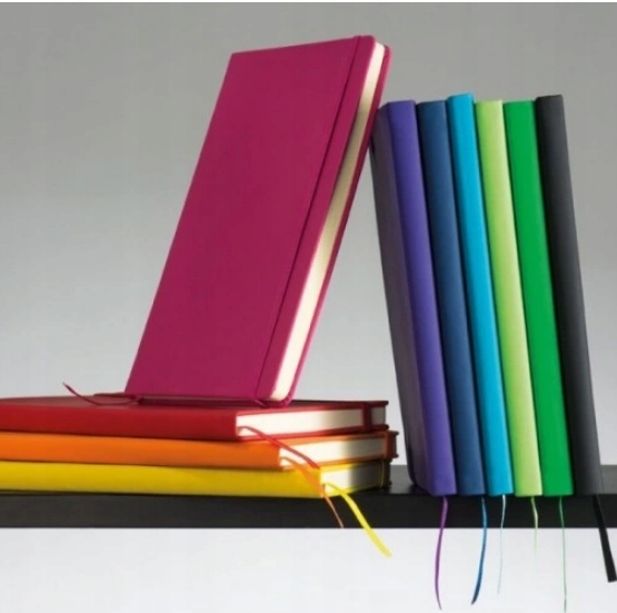 NOTES ZESZYT BRULION NOTATNIK LINIA17/24cmGRANAT EAN (GTIN) 5601392202727