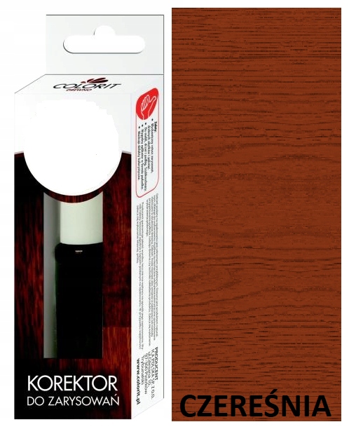 COLORIT KOREKTOR DO ZARYSOWAŃ DREWNA 7ML CZEREŚNIA