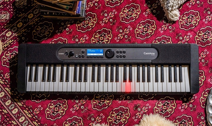 KEYBOARD ORGANY CASIO LK-S450 + ZASILACZ - PODŚWIETLANE KLAWISZE Model LK-S450