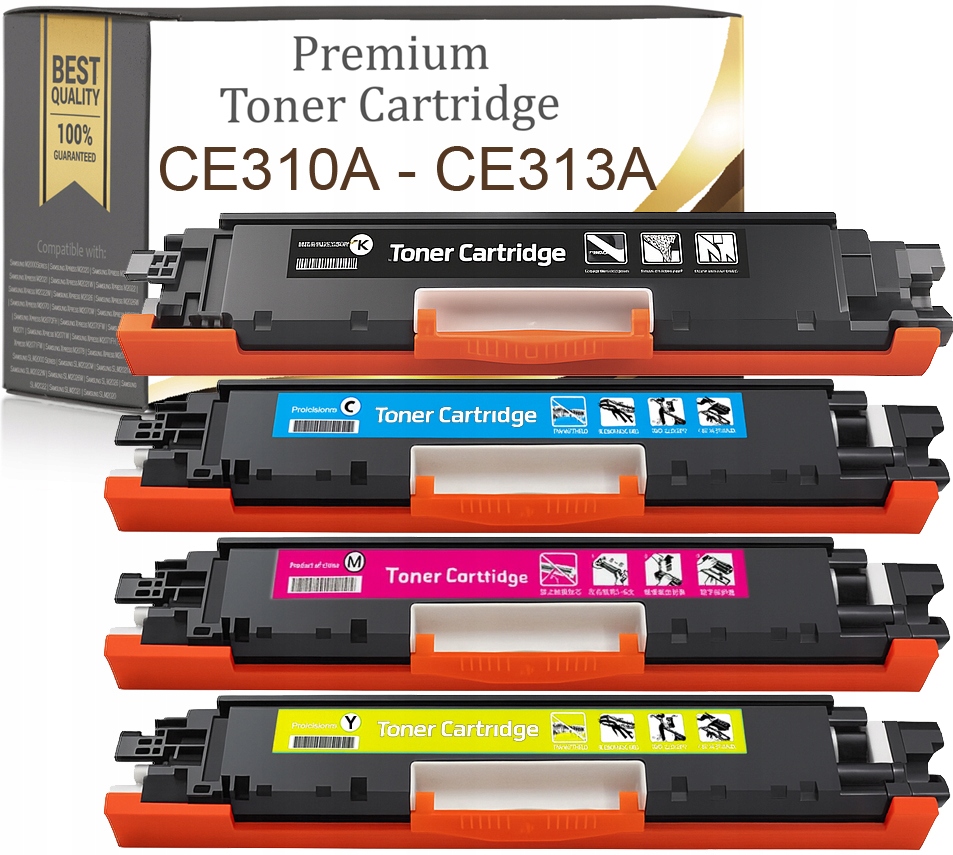 4x Toner Do Tiskárny Hp Laserjet Pro CP1025 CP1025nw Mfp M175a M175nw