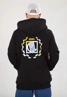 Mikina Diil S Kapucí Zip Laur Color černá