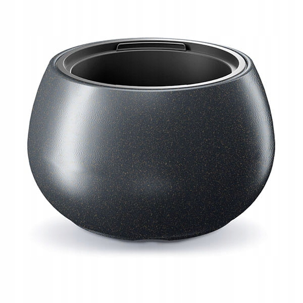 Doniczka Heos ECO Wood - Antracytowy, Średnica: 436 [mm]