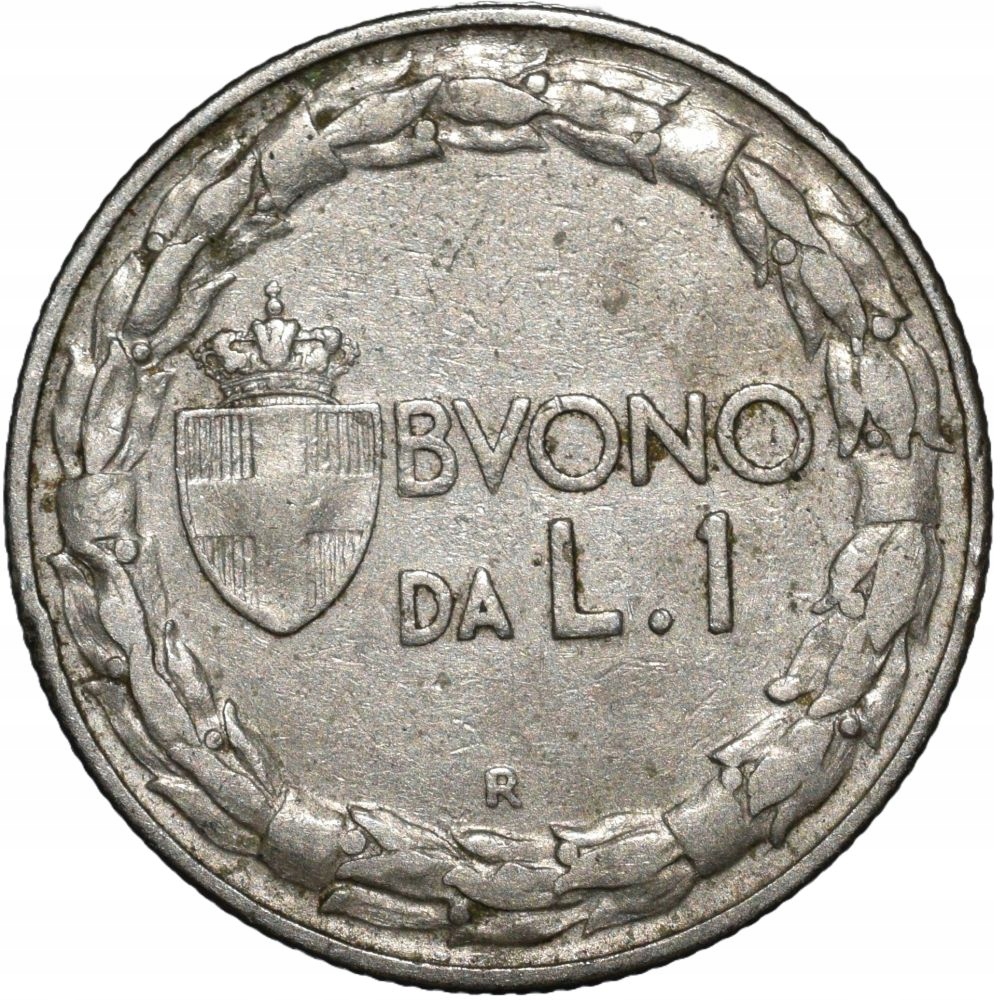 Włochy 1 lir 1922 - 1924