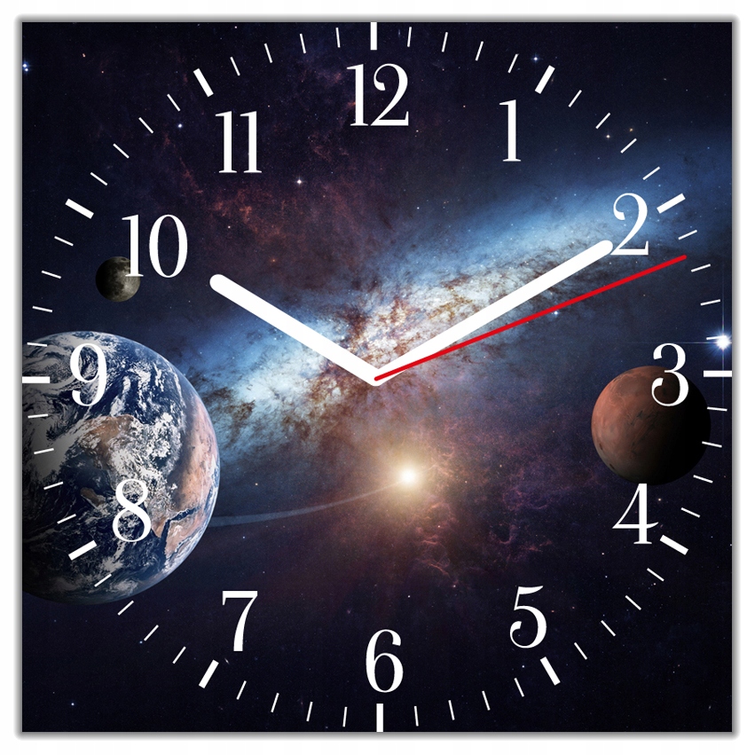 

Zegar Ścienny Szklany Nieodkryty Kosmos