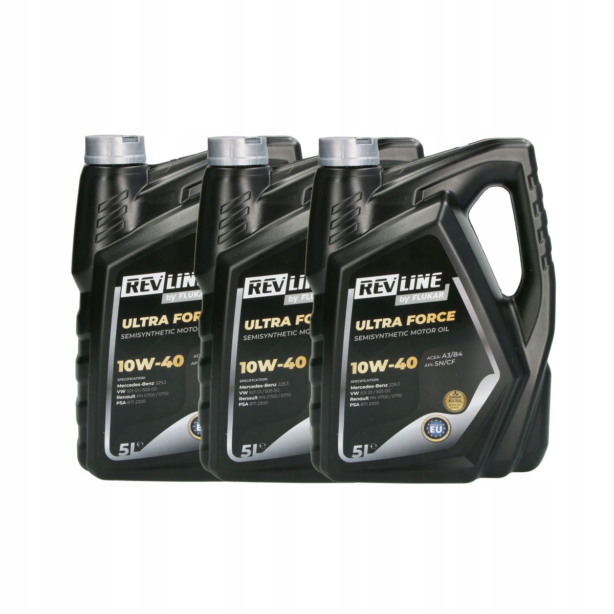 Olej silnikowy REVLINE ULTRA F. 10W40 5L SET