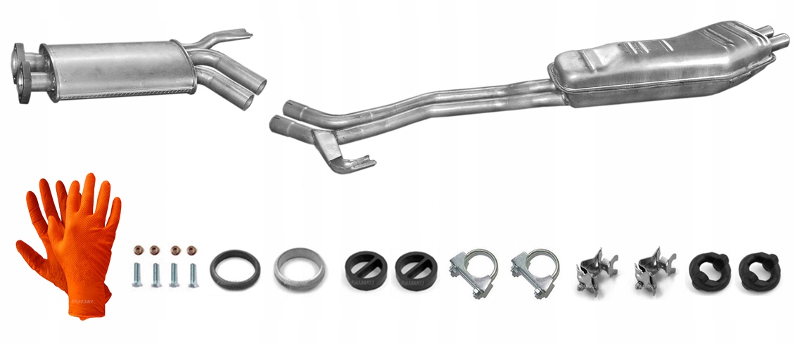 Bmw 5 E34 525i 2.5 125 kW (1987-9/1990) Sedan Tlumič Koncový