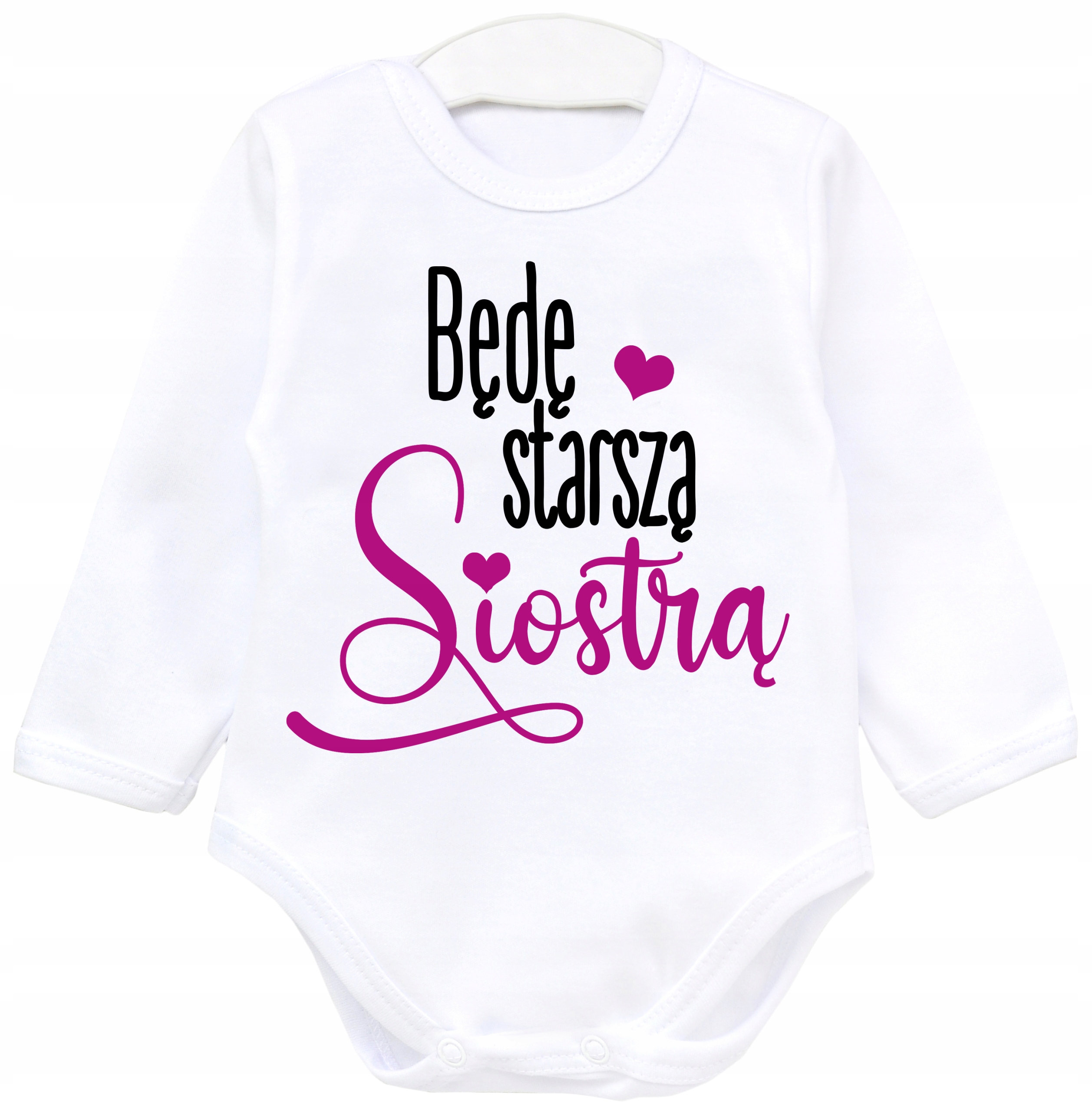 

Body dł rękaw napisy Będę starszą siostrą r. 92