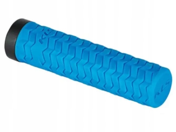 Chwyty rowerowe Kellys Poison Single Lock-On Niebieski Przykręcane 135mm